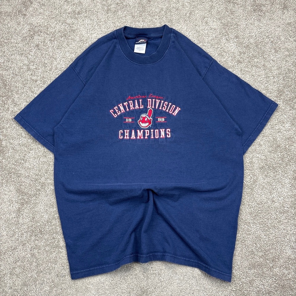 Vintage 1999 Pro Player Cleveland Indians T Shirt XL